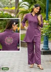Elina By Wooglee Cotton Slub Western Co Ord Set Exporters In India